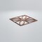 Ekena Millwork Medium Swansea Decorative Fretwork Wood Wall Panels, Walnut, 15 3/8"W x 15 3/8"H x 3/8"T WALW16X16X0375SWNWA - alternate 2